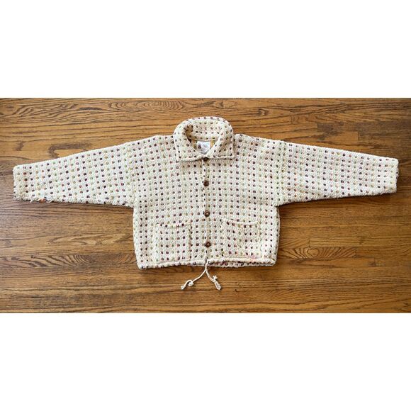 Bolivian Imports Multicolor Sweater Cardigan Top  Women's Size Medium - Picture 3 of 8